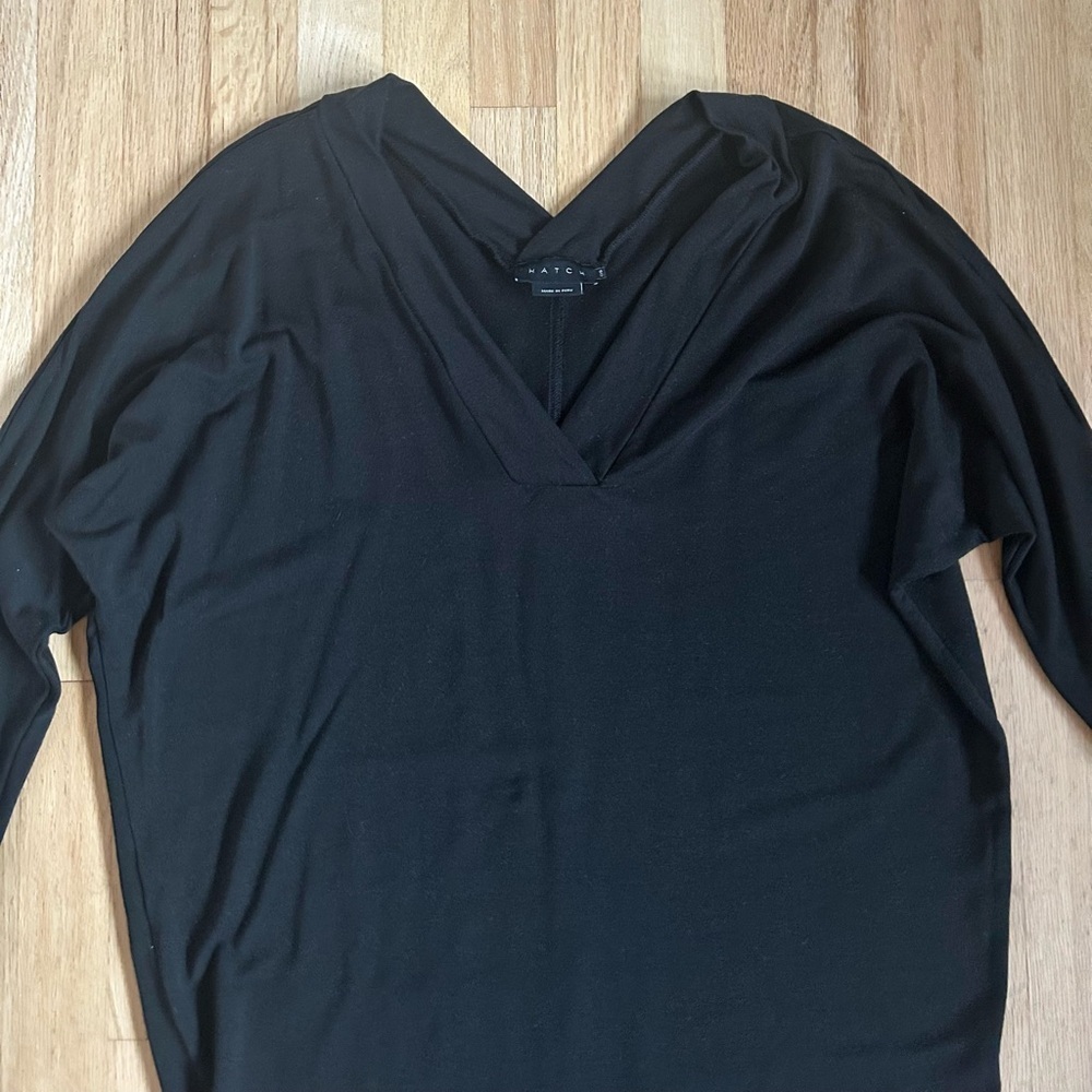 HATCH the visitor dress maternity nursing postpartum black one size - Picture 8 of 11
